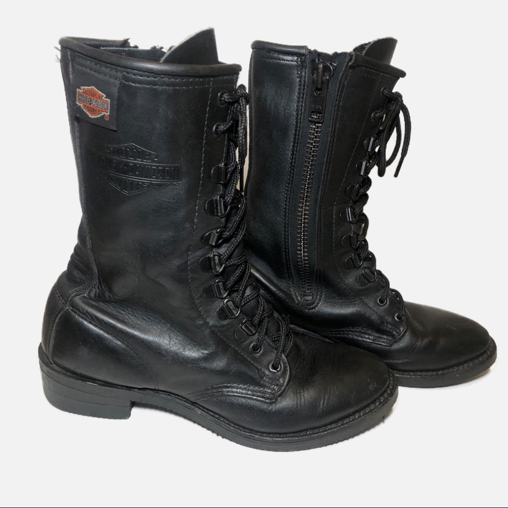 - Harley Davidson Lace Up Riding Boots